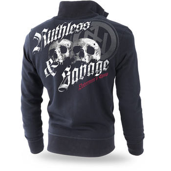 RUTHLESS&SAVAGE CLASSIC ZIPPED SWEATSHIRT