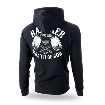 Zip sweatshirt with hood THOR HAMMER