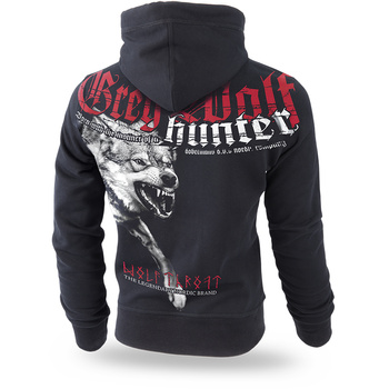 GREY WOLF POUCH POCKET HOODIE 