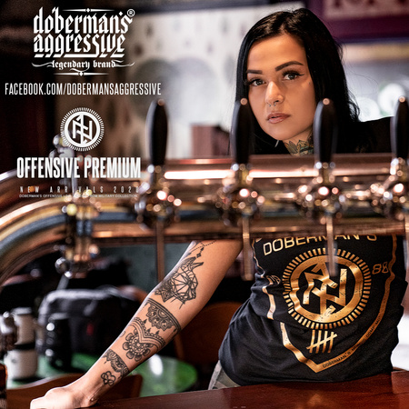 OFFENSIVE GOLD SHIELD T-SHIRT