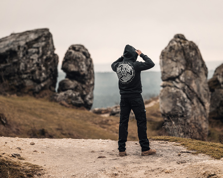 Bluza klasyczna z zamkiem North Valknut