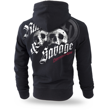 RUTHLESS&SAVAGE POUCH POCKET HOODIE