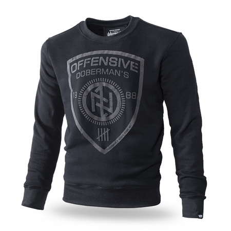 DOBERMAN’S OFFENSIVE SHIELD CLASSIC SWEATSHIRT