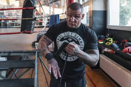 HOODED SWEATSHIRT BOXING UNION