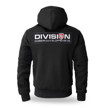 BANE DIVISION ZIPPED SHEEPSKIN HOODIE 
