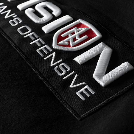 BANE DIVISION ZIPPED SHEEPSKIN HOODIE