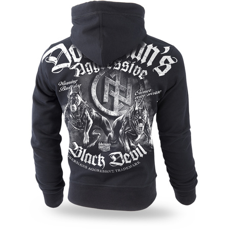 BLACK DEVIL II POUCH POCKET HOODIE