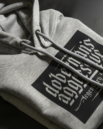 Rubber Logo Hooded kangaroo