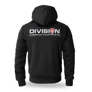 BANE DIVISION ZIPPED SHEEPSKIN HOODIE