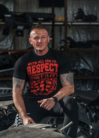 Koszulka With All Due Respect
