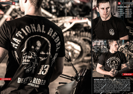 NATIONAL REBEL D.R CLASSIC ZIPPED SWEATSHIRT