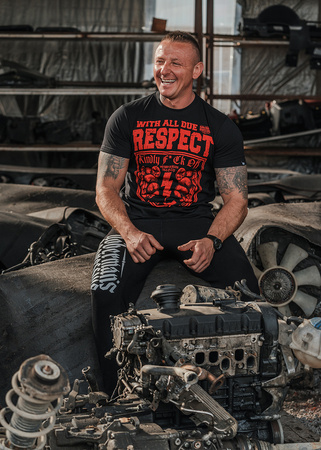 T-shirt With All Due Respect