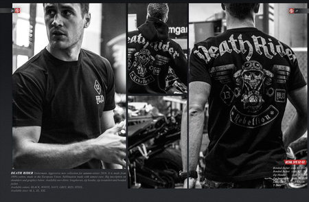 DEATH RIDER CLASSIC ZIPPED SWEATSHIRT 