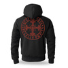 Hoodie with zipper THORS CROSS