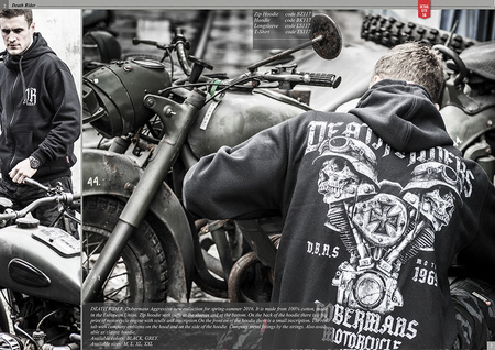 DEATH RIDER POUCH POCKET HOODIE