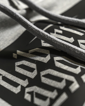 Rubber Logo Hooded kangaroo