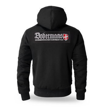 BLUZA KOŻUCH NA ZAMEK Z KAPTUREM DOBERMANS